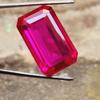 Heated 41 Ct Natural Ceylon Pink Sapphire Emerald Shape Loose Gemstone