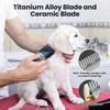 Pro Silent Pet Hair Grooming Clipper Trimmer Shaver Dog Electric Shaver Set