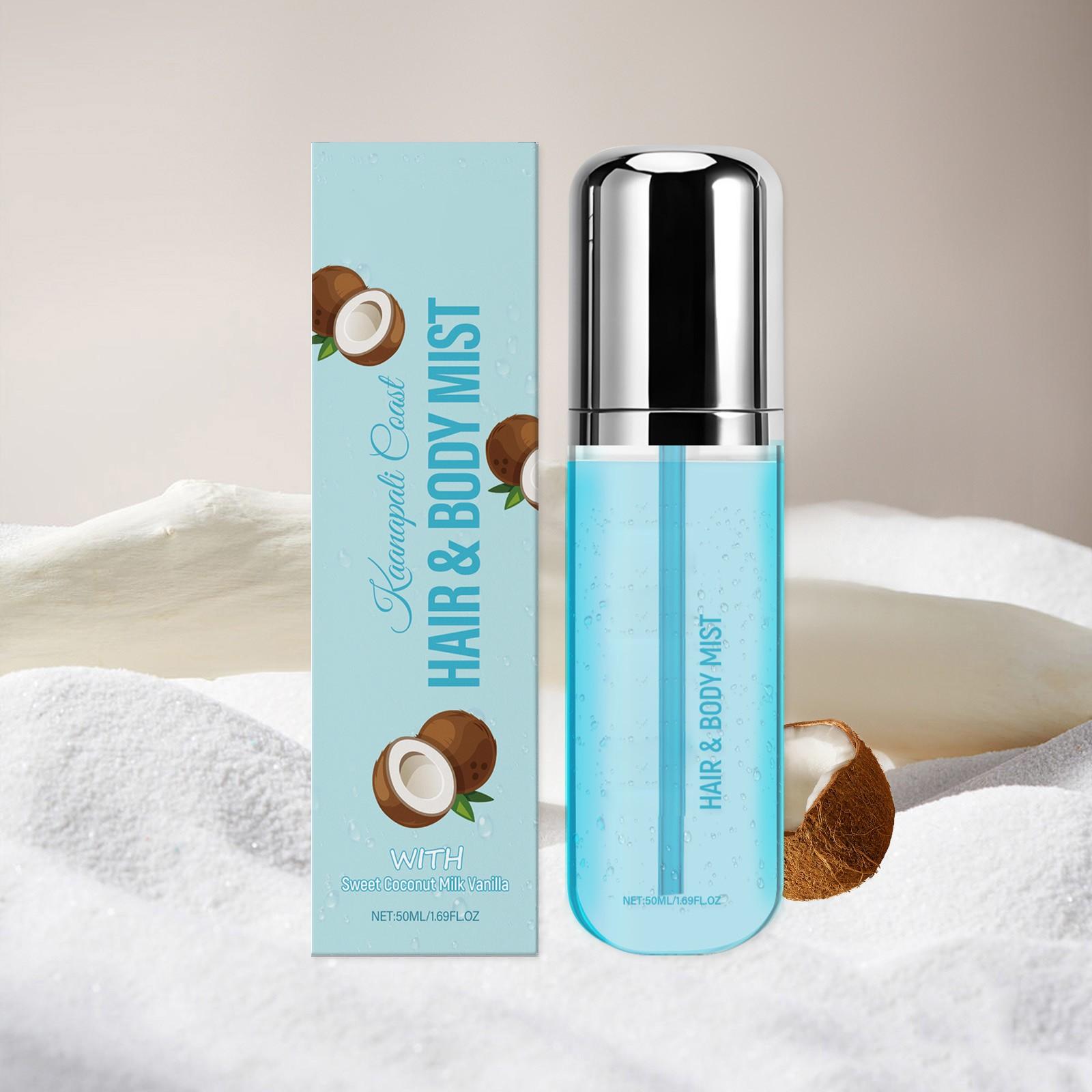 

Кремовый спрей для волос и тела, парфюмированный спрей для тела, легкий увлажняющий уход за волосами, парфюмированная вода, 50 мл One Size