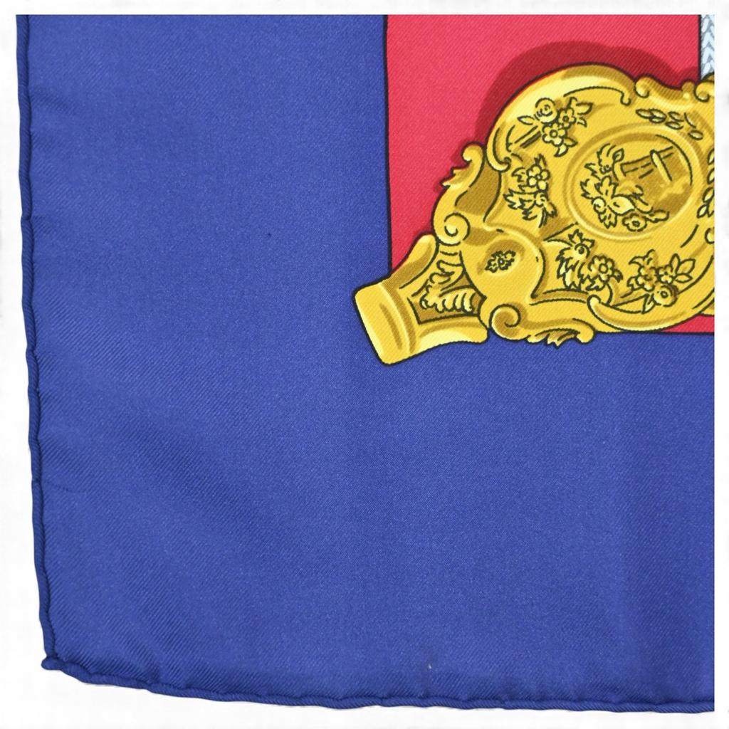 Auth HERMES Carre 90 Scarf Memoire d'Hermes Silk he8813jh Used
