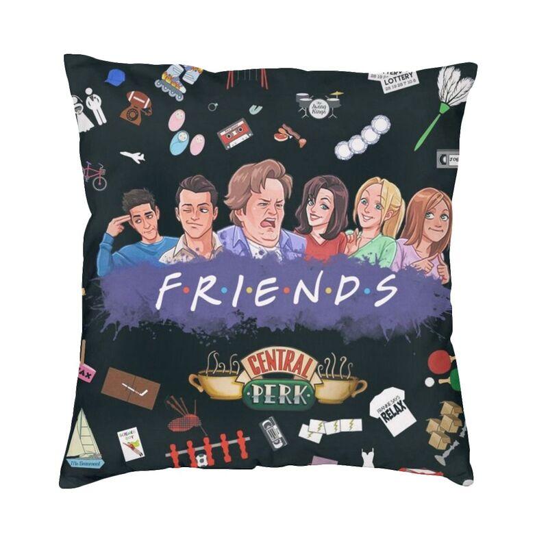 Classic Friends TV Show Cushion Cover Two Side 3D Printing Floor Pillow Case for Living Room Custom Pillowcase Home Decoration