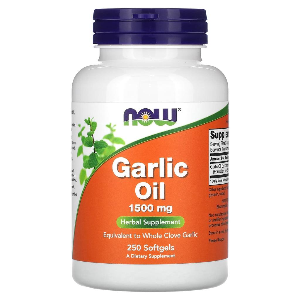 Garlic Oil, 1,500Mg, 250 Softgels