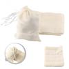 Drawstring Empty Tea Filter Bags Cooking Spice Separate Loose Tea Pouch*10pcs
