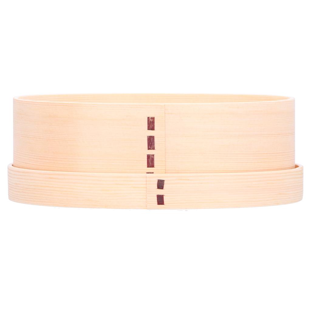 Wood Color Bento Box Oval Shape Sushi Lunch Box Food Storage Container for Student Adult