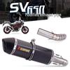 SV650 Stainless Steel Exhaust and Muffler Kit for Motorcycles - Easy Installation