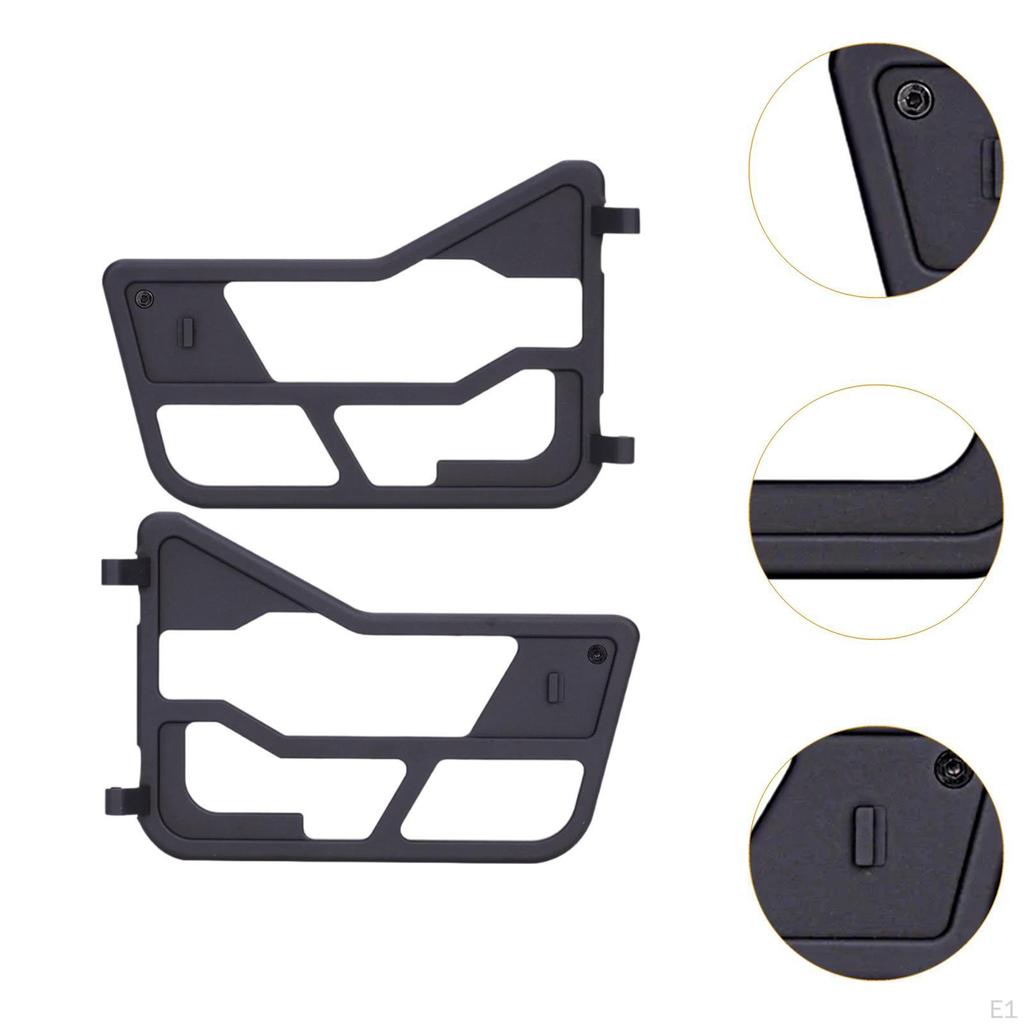 2x RC Crawler Decorative Door Kit Simulate DIY Decoration Aluminum Alloy Upgrade Tube for 1/10