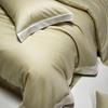 Luxury 200s Lenzing Tencel Bedding Set: Skin-Friendly Bed Sheets, Silk Smooth Duvet Cover, Bare Sleep Bed Skirt.