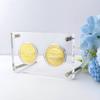 Commemorative Coin Storage Rack, Ornament, Transparent, Acrylic, Coin Display Rack, Commemorative Medal Collection Box, Suitable for 40mm/45mm