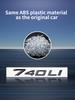 Adatto per BMW Serie 7 G70 G12 730d 730li 740i 750i 735Li 760Li 745e 760i modello 2023, con un logo alfanumerico nero lucido