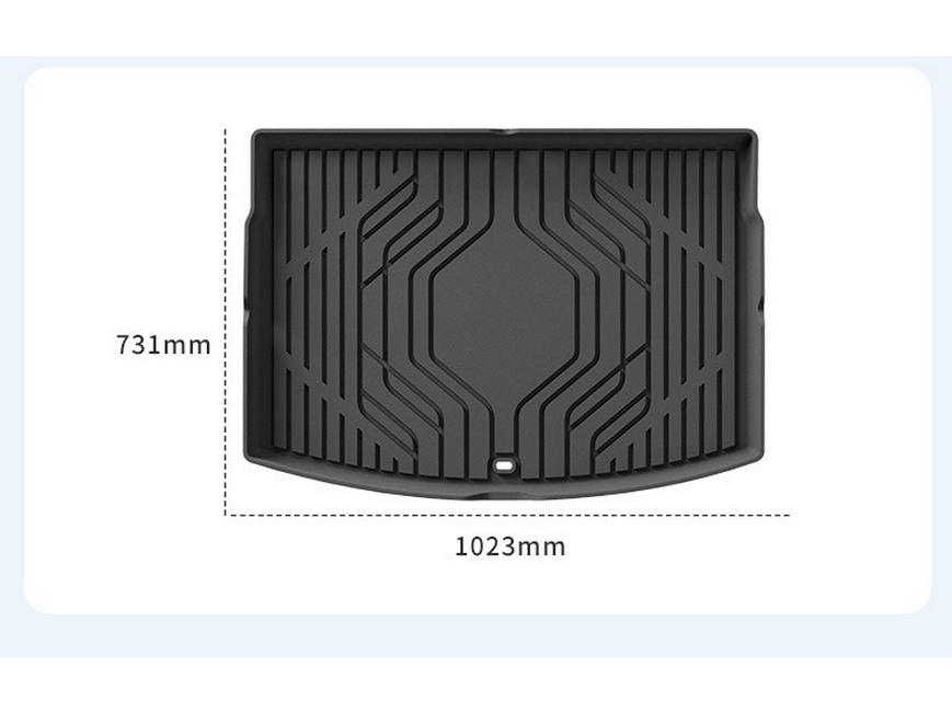 MG4 Car Floor Mats: Fits 25 Models, TPE, Dirt-Resistant, Waterproof, Includes Trunk Mat