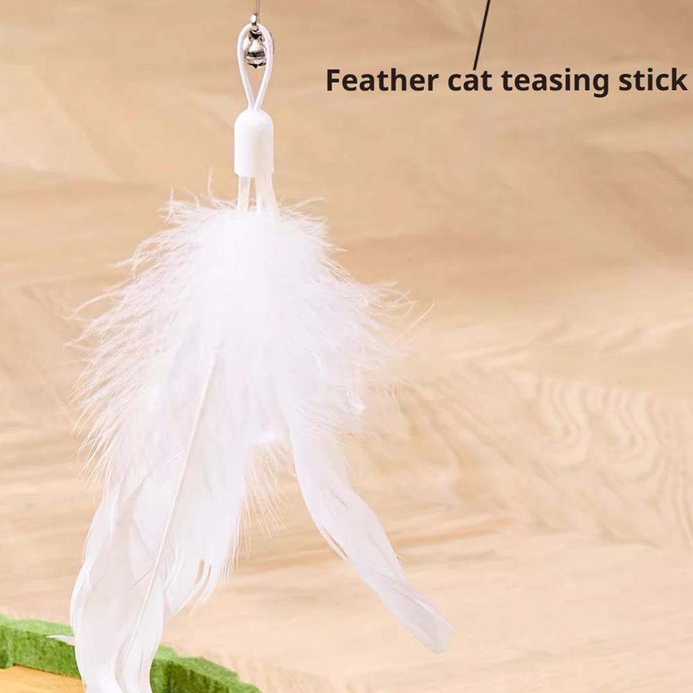 1pcs Cat Teaser Toy Self Play Boredom Relief Cat Interactive Puzzle Box Bell Balls Maze Game Pet Entertainment Activity Center