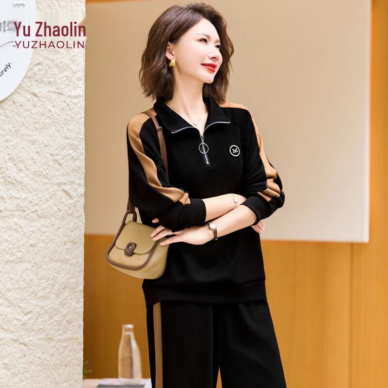 YUZHAOLIN Women s Petite Spring Casual Sportswear Set 3XL