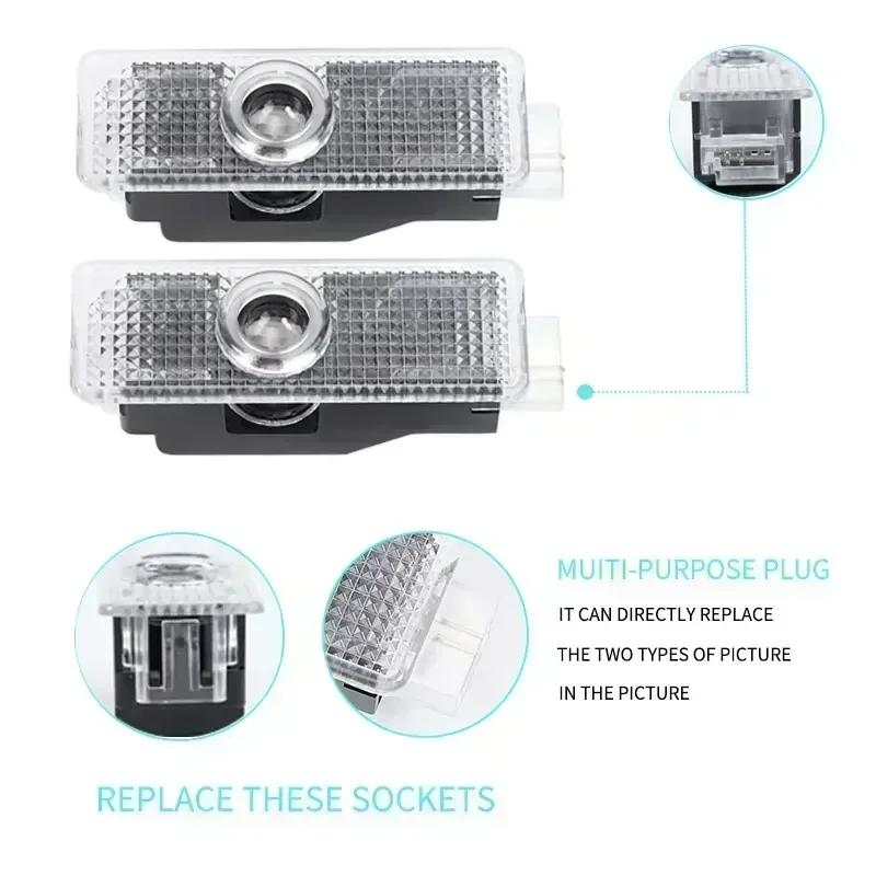 /LED Car Door Projector Light HD Laser Welcome Ghost Lamp for BMW 1/3/5/6/7 Series&X3/X6/Z4 | E81/E71/E90/E93/F30/F10/E92/E60/E8 GR9