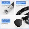 Salon Sprays Head Attachment Shampoo Bowl Sink Hose with Sprayer for Shampoo Bowl Faucet Vacuum Breaker 1/4inch Thread
