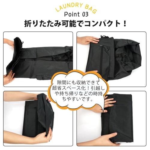 SENUN Laundry Bag (Featured In Magazines) Large Capacity Backpack with Oxford Clothes, Stylish and Foldable, Perfect for Laundromats, Sports, Travel,