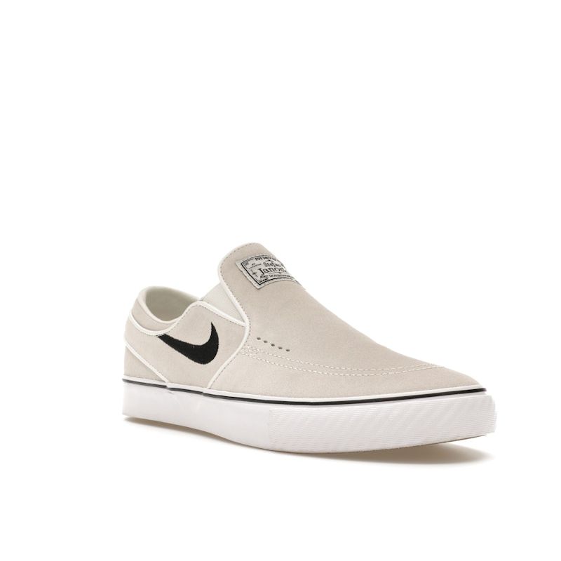 Nike Zoom Stefan Janoski+ Slip SB Summit White Black Men Sneakers Cream FN5893-100