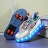 Children's 4-wheel Invisible Roller Skate Shoes Adult Roller Skates Boys' Wheel Shoes Girls' Skates Shoes With Wheels Sneaker