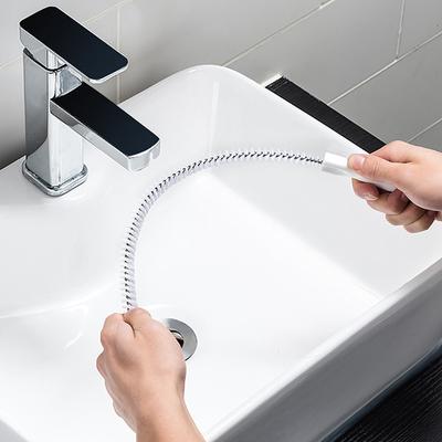 45/60Cm Sewer Pipe Unblocker Drain Toilet Washbasin Sink Hair Cleaning Hook Dredging Tool For Bathroom Kitchen Anti Clogging