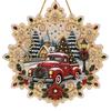 Acrylic Board Christmas Snowflake Pendant Clear Hanging Suncatcher  for Adults