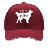 Outdoor Mountaineering Casual Puppy Print Hip Hop Hat Curved Brim Retro Sports Running Hat Hat Versa Sandwich Baseball Cap