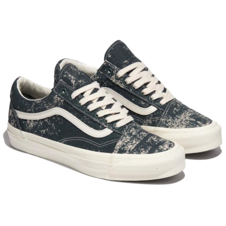 Vans Old Skool Low Top Skate Shoes Unisex Sneakers Beige Black VN000CT92LN