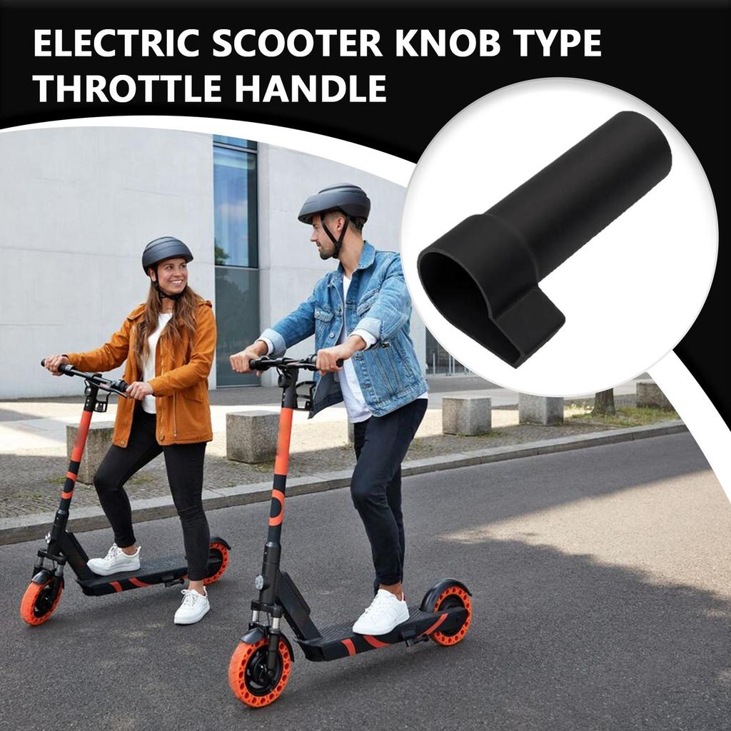 Electric Bike Throttle Grip Ergonomic Scooter Handle Grips Comfort Anti-Slip Textured Twist Controller for Trail Riding Urban