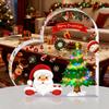 Cute Heart Shaped Christmas Acrylic Ornaments Dining Table Desk Shelf Home Xmas Adornment Christmas Day Gift For Friends