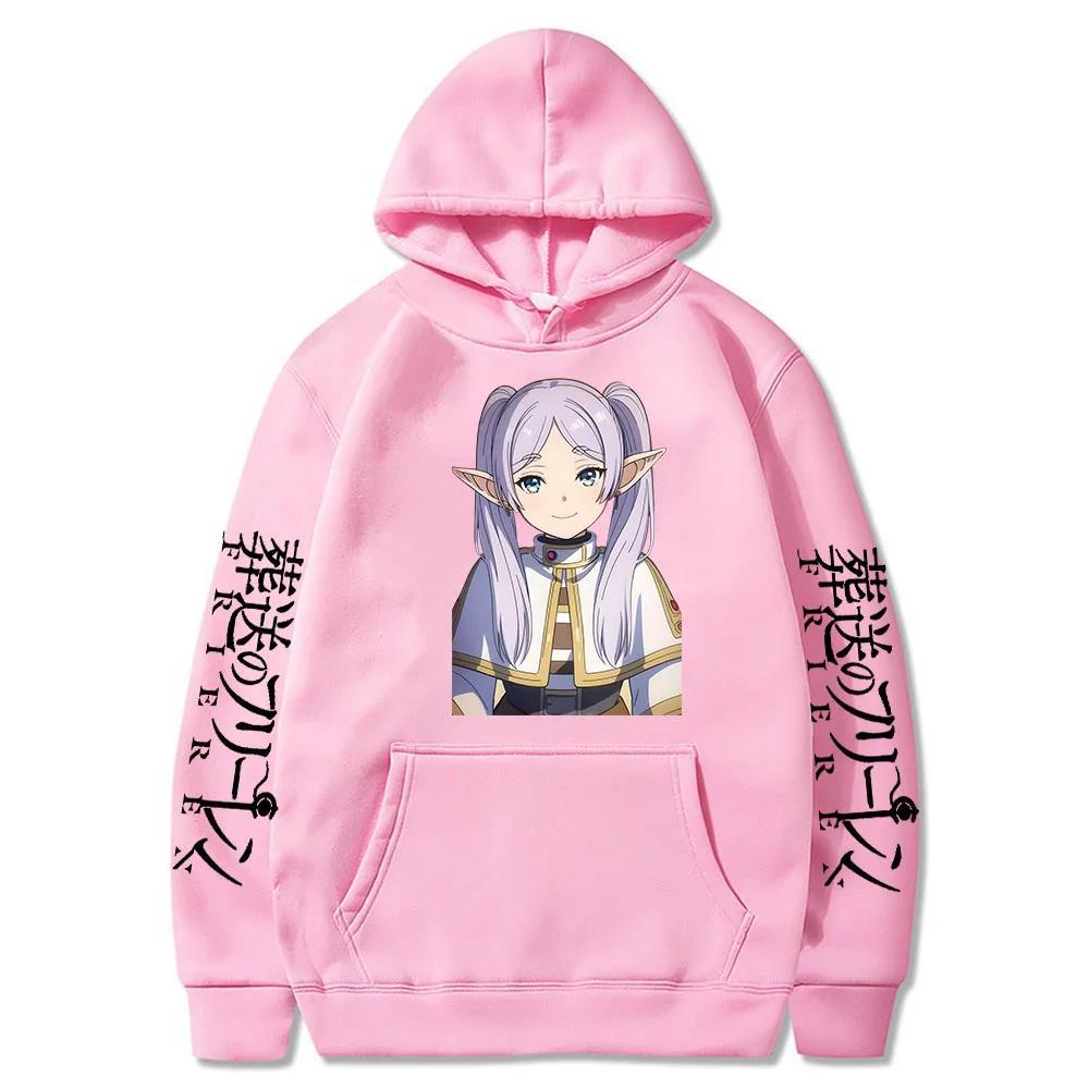 Japan Anime Frieren Beyond Journey's End Hoodies  Design Men Women Sweatshirt Fleece Oversized Couples Casual Hoodies