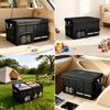 Car Storage Box Trunk Storage Box 72L Large Capacity Storage Box Foldable Design Storage Waterproof Divider Oxford Fabric Waterproof PVC Lining Side