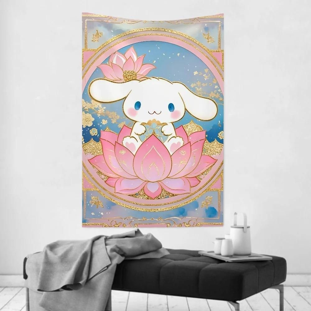 Sanrio Cartoon Tapestry Room Decoration Wallpaper Party Hanging Background Room Decoration Baby Room