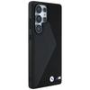 BMW Leather Oversized Stripes MagSafe Case for Samsung Galaxy S25 Ultra Black