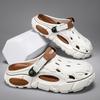 Fashion Clogs Men Sandals Lightweight Breathable Slip-On Sandals Non-Slip Water Shoes for Summer Beach Sandals