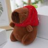 Cute Capybara Keychain Plush Bag Charm Accessory Adorable Stuffed Doll Keyring