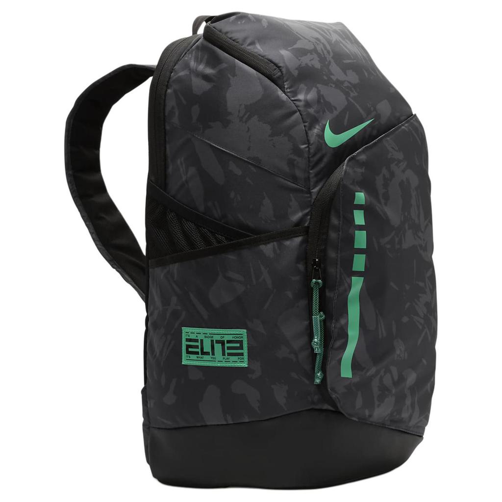Nike Hoops Elite Pro Basketball Backpack Men Coal Black/Athletic Green FN0943-010