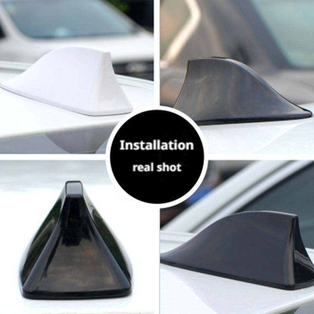 Car Shark Fin Antenna Radio FM Antenna Signal Aerials Replacement Auto Styling Roof Signal Aerial Decoration Radio Shark Fin