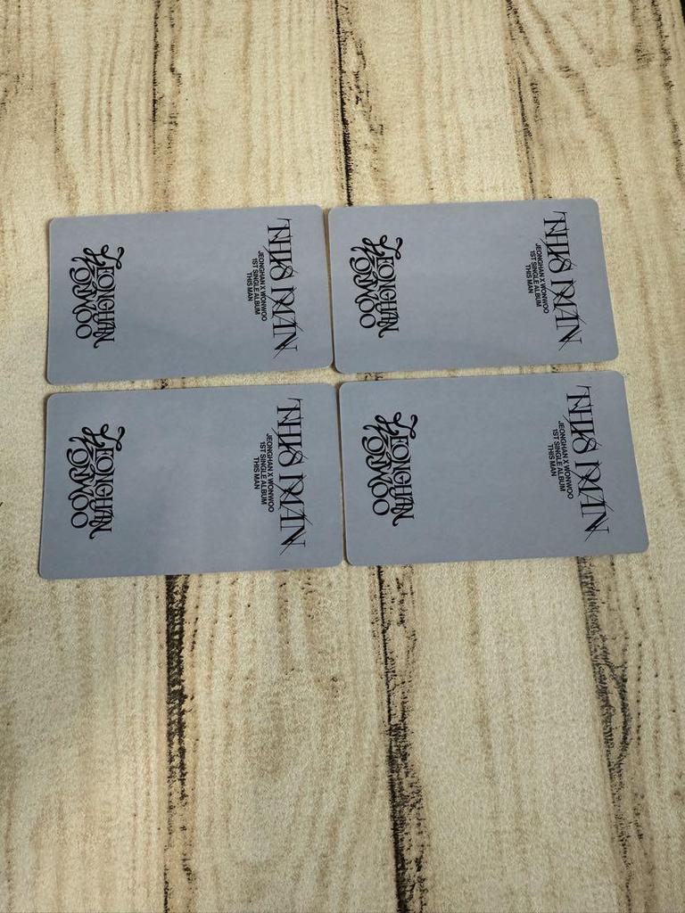 [USED] THIS MAN unit weverse bonus Jeonghan Wonwoo trading card