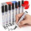 Letu 700 Oil-Based Black Refillable Marker Pen with Thick Ring-Shaped Tip