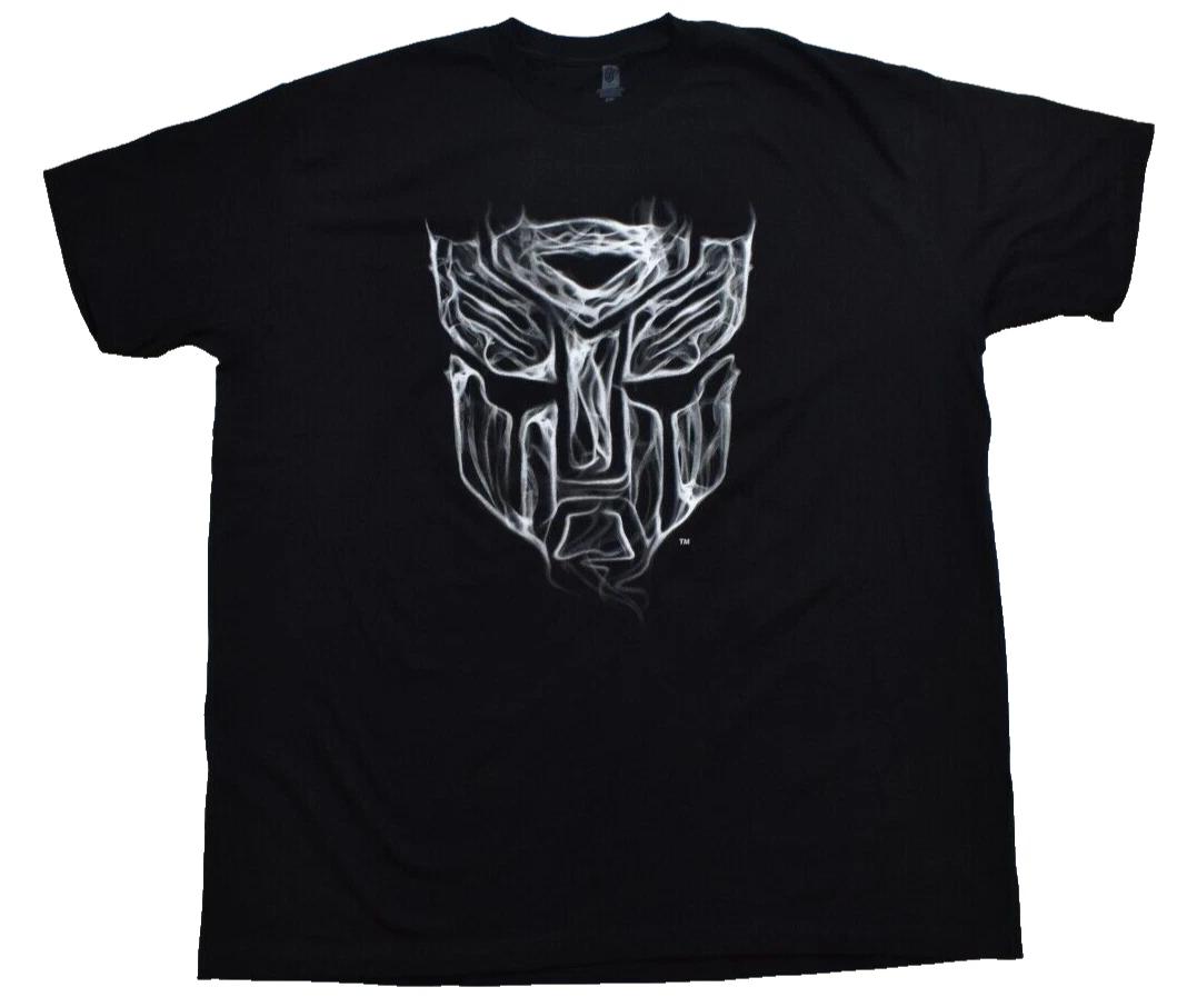 Transformers Mens Transformers Autobots Smokey Emblem Black Shirt New 2XL L
