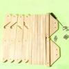 Detachable Wooden Poultry Roosting Ramp With Triangular Design Easy to Clean Chicken Coops