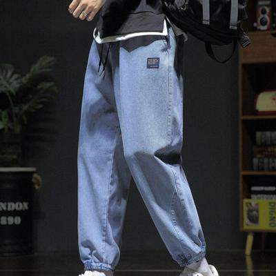 Džínsové nohavice pre plnoštíhlych mužov Voľné tepláky Streetwear Haremové džínsy Cargo nohavice Džínsové nohavice po členky