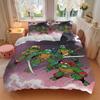 3pcs Turtles Duvet Cover Set, 1 Duvet Cover + 2 Pillowcases (No Insert), High-Definition Print, Home & Dorm Set yy251208008