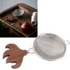 Tea Accessories Stainless Steel Tea Strainer Fine Mesh Wooden Handle Tea Filter Easy To Clean Tea Sifters Home Use