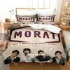Morat Bedding Set Single Twin Full Queen King Size Bed Set Adult Kid Bedroom Duvetcover Sets Hip Hop Anime Bed Sheet Set