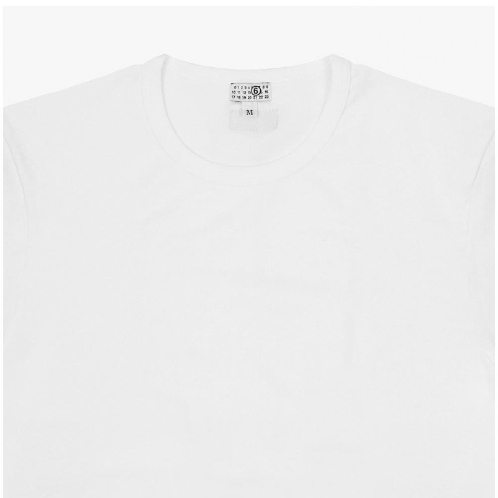Maison Margiela Homme Mm6 Patch Logo Numérotation Sous-vêtement Manches Courtes