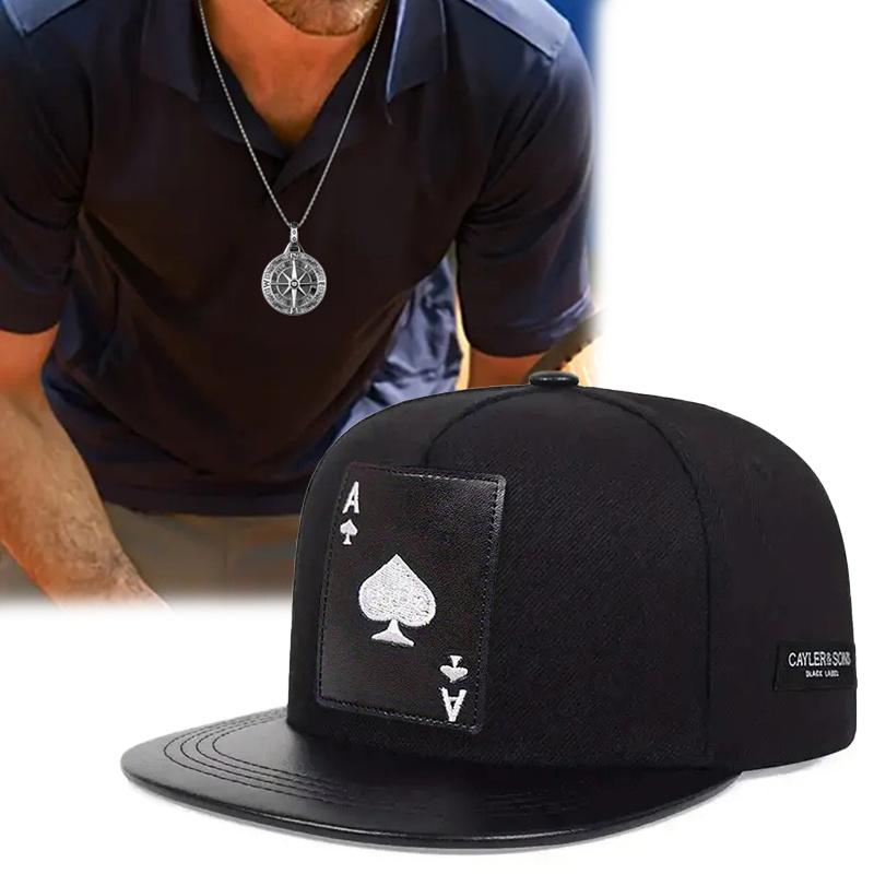 

2pcs Men Women US Playing Cards Camouflage Hip Hop Baseball Cap Disc Compass Pendant Necklace Outdoor Sports Couple Leisure Sun Hat камуфляжний