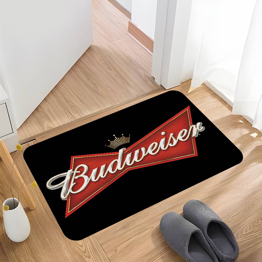 HEISS B-Budweiser Flurteppich Waschbar Rutschfest Wohnzimmer Sofa Stühle Bereichsmatte Küche Fußmatte Teppich