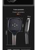 Handheld Water Heater Shower Head with Large Panel for Household Bathrooms