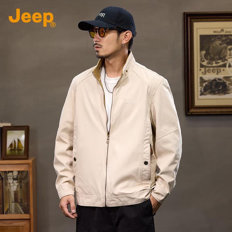 Jeep Men's 2025 Fall/Winter Reversible Stand-Collar Jacket