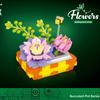 Children's Toys & Home Decor: Succulent & Flower Building Blocks