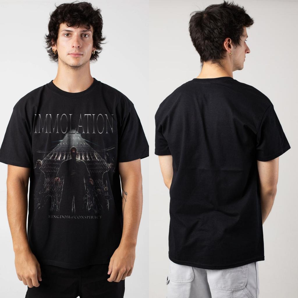 New Immolation Graphic Cotton Tshirt Unisex Summer Short Sleeve Fashion Brand Tee Luxury Casual Vintage Tees